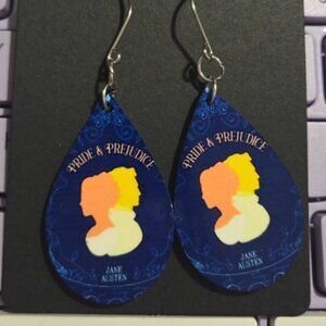Pride and Prejudice Earrings: Mr. Darcy
